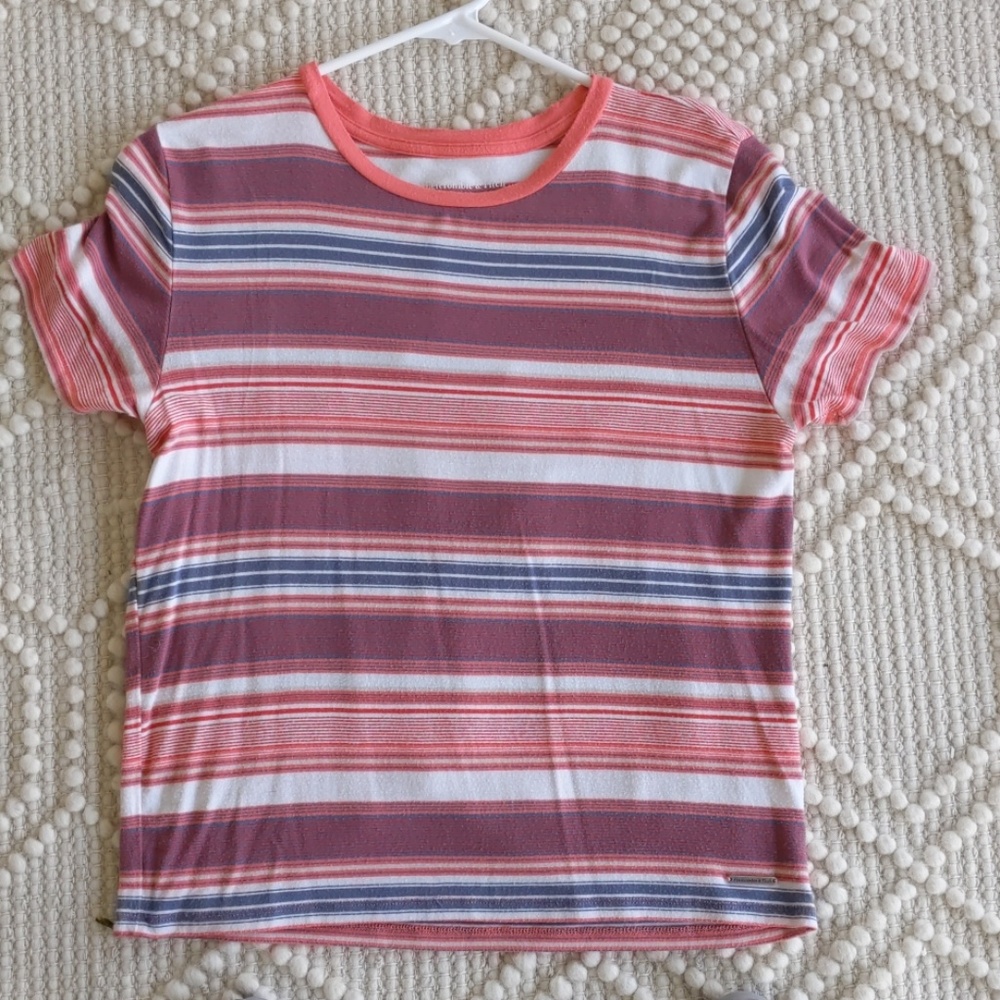 Abercrombie strip shirt